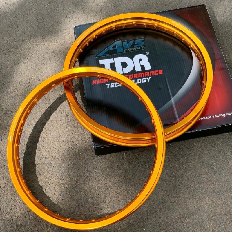 Velg TDR wshape Gold ring 17 140 160 185 215 Velg jari jari TDR Gold