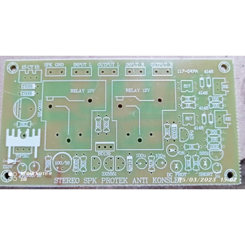 pcb speaker protector anti konslet fiber