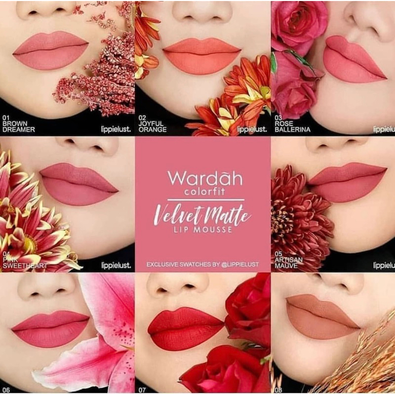 WARDAH COLORFIT VELVET MATTE LIP MOUSSE