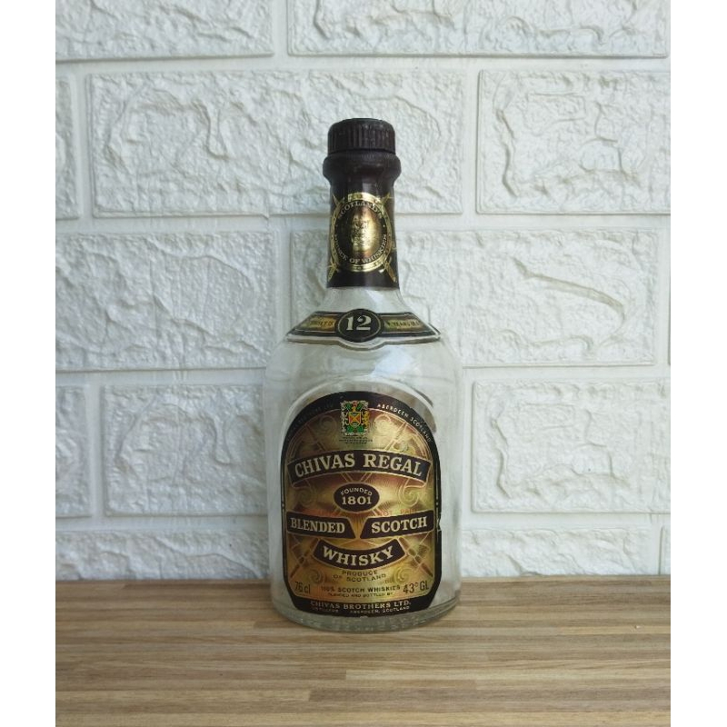 Botol bekas Chivas Regal 12 Old 760ml