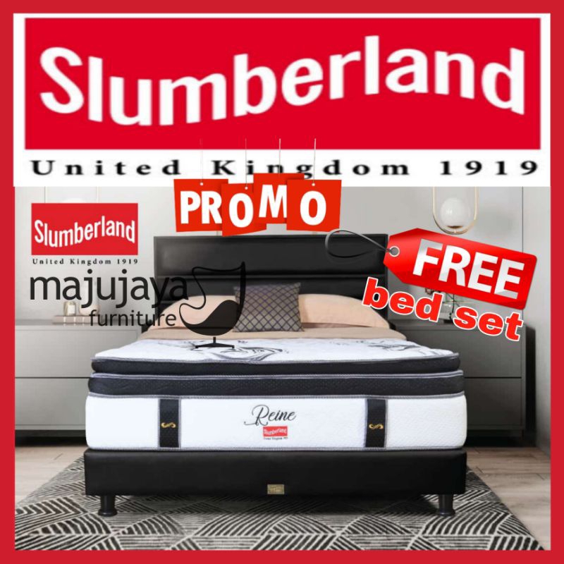 Kasur Springbed Slumberland Reine Healthy Double Pillowtop Latex