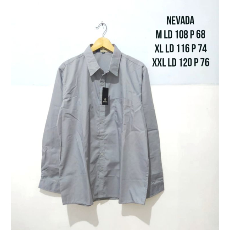Kemeja Lengan Panjang Remaja Dewasa Nevada
