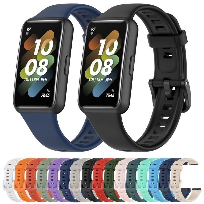 Strap Silikon Huawei Band 7 Smartband - Tali Jam Tangan Huawei Band 7