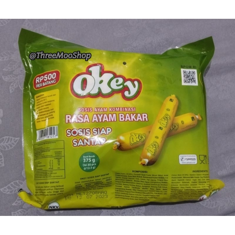 

Sosis Siap Santap Okey Rasa Ayam Bakar isi 30 pcs