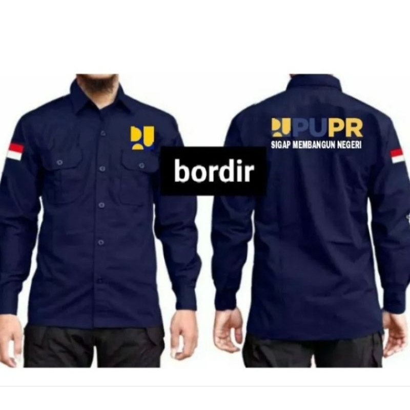 Kemeja PUPR Seragam  PUPR pdl  PUPR Baju Kemeja  PUPR pdl  PUPR  Pdh PUPR Kemeja Kerja PUPR Baju Ker