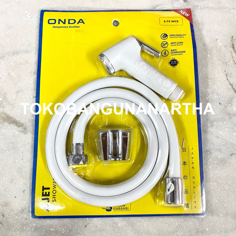 Toilet Jet Shower ONDA S 75 WCS / Semprotan Toilet Onda S75WCS / Jet Shower WC Onda S 75 WCS