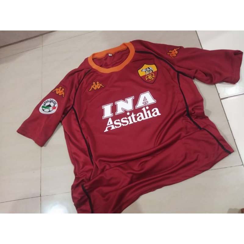jersey as roma 2000 sudah sama nmae set
