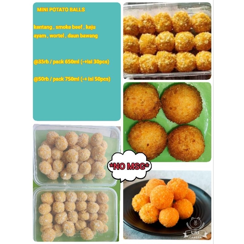 

CHIPOP MINI POTATO BALLS bola-bola kentang
