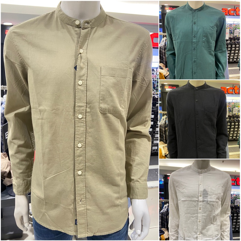 Kemeja koko lengan panjang Pria Bombboogie original (S-XL)