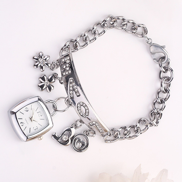 JAM TANGAN WANITA PESTA IMPORT ORIGINAL RANTAI GELANG ELEGANT MODEL CEWEK STAINLESS SILVER MEWAH REMAJA MURAH PREMIUM KEKINIAN KOREA BRANDED MOJICA JAM122S3