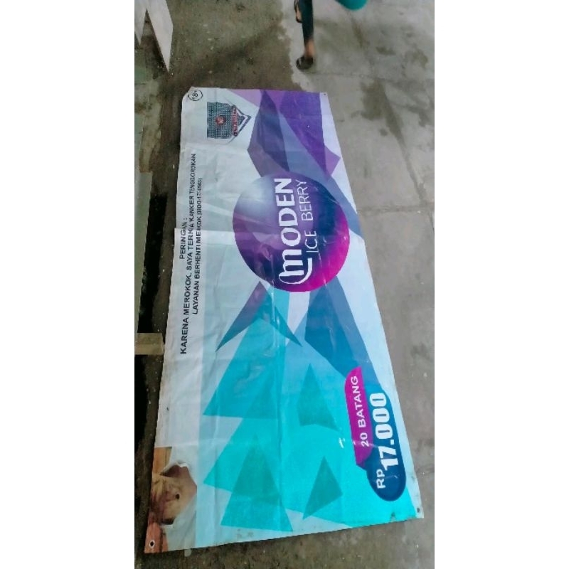 Spanduk Rokok 1m×2m Flexy china