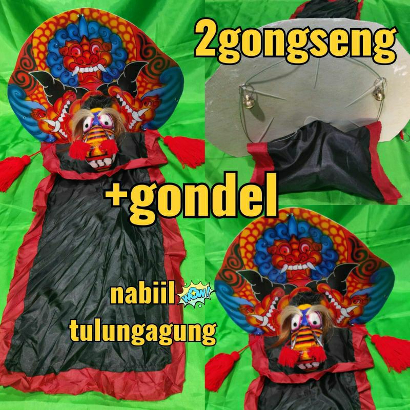 setelan kaos reog ponorogo barongan kayu kuda lumping cambuk udeng jawa