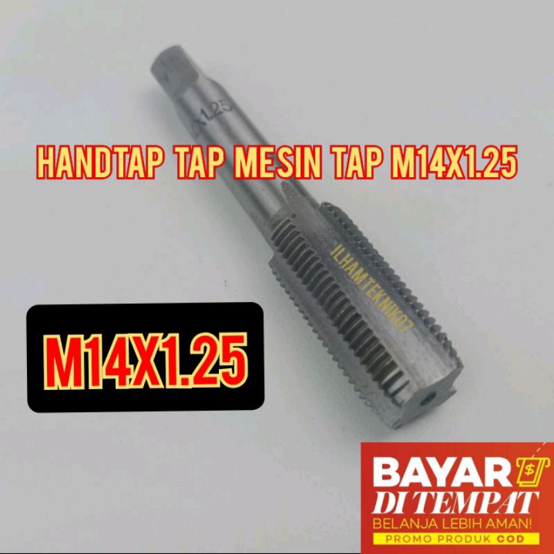 hand tap tap mesin m14x1.25 untuk baut 19 pembuat drat ulang tap sekali jadi