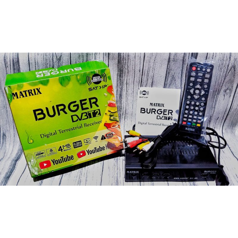 Set Top Box Matrix BURGER DVB T-2