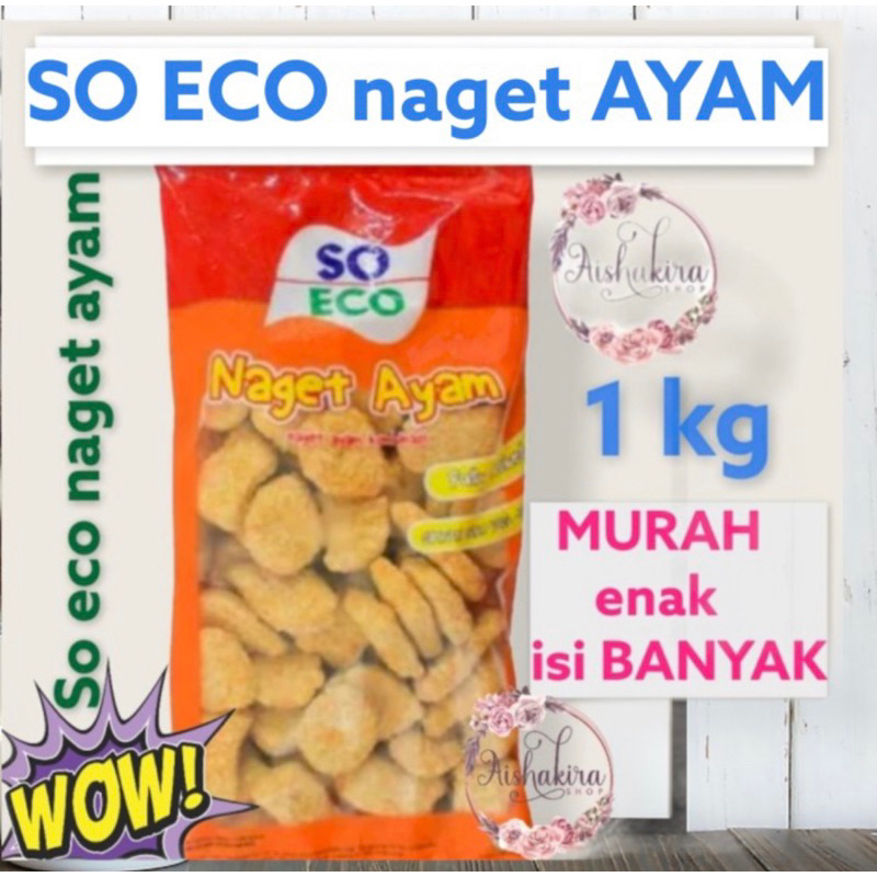 

so eco nuget ayam kombinasi 1kg