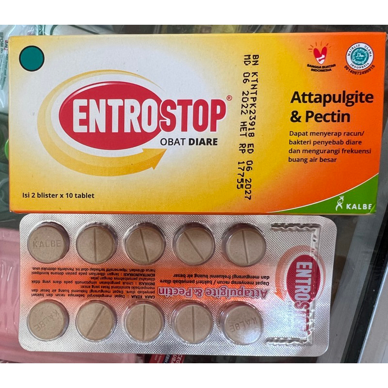 Obat Diare Tablet Entrostop Blister