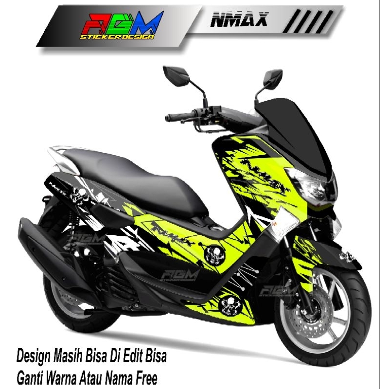 Striping Sticker Decal Nmax 2015-2019 Fullbody. Decal Sticker Nmax old Full Body