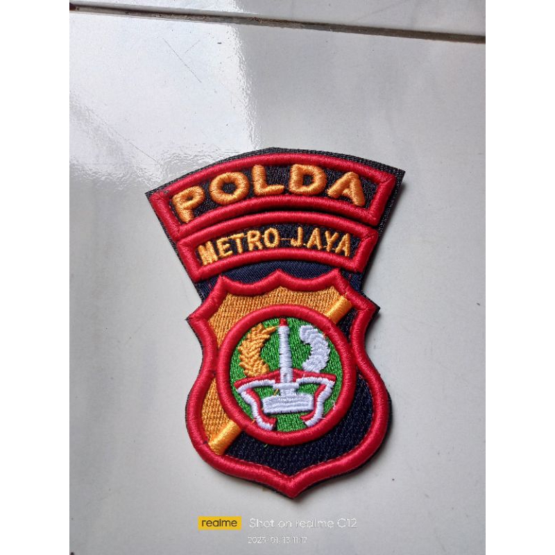 Bordir Bedge Polda Metro Timbul