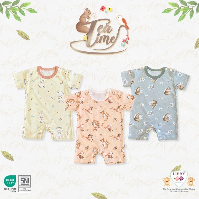 VELVET JUNIOR - LIBBY - JUMPER SEGIEMPAT - JUMPER BAYI - ROMPER ANAK - BODYSUIT BAYI