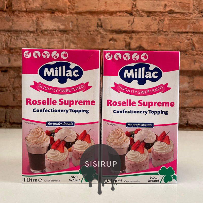 ROSELLE SUPREME MILLAC / Topping Whipping Cream Milac Roselle / Milac Rosele