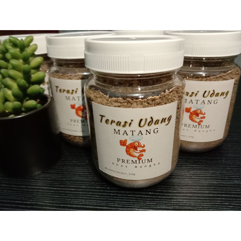 

terasi udang khas Bangka matang super,terasi putih matang super khas bangka