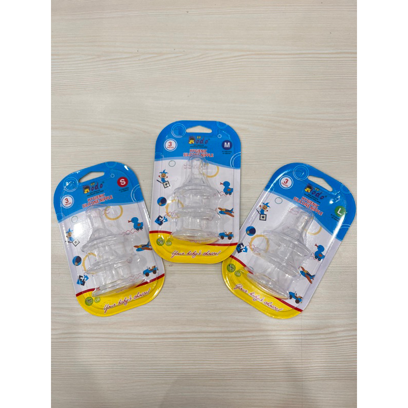 Nipple Blister Pack / Karet Dot Dodo isi 3pc