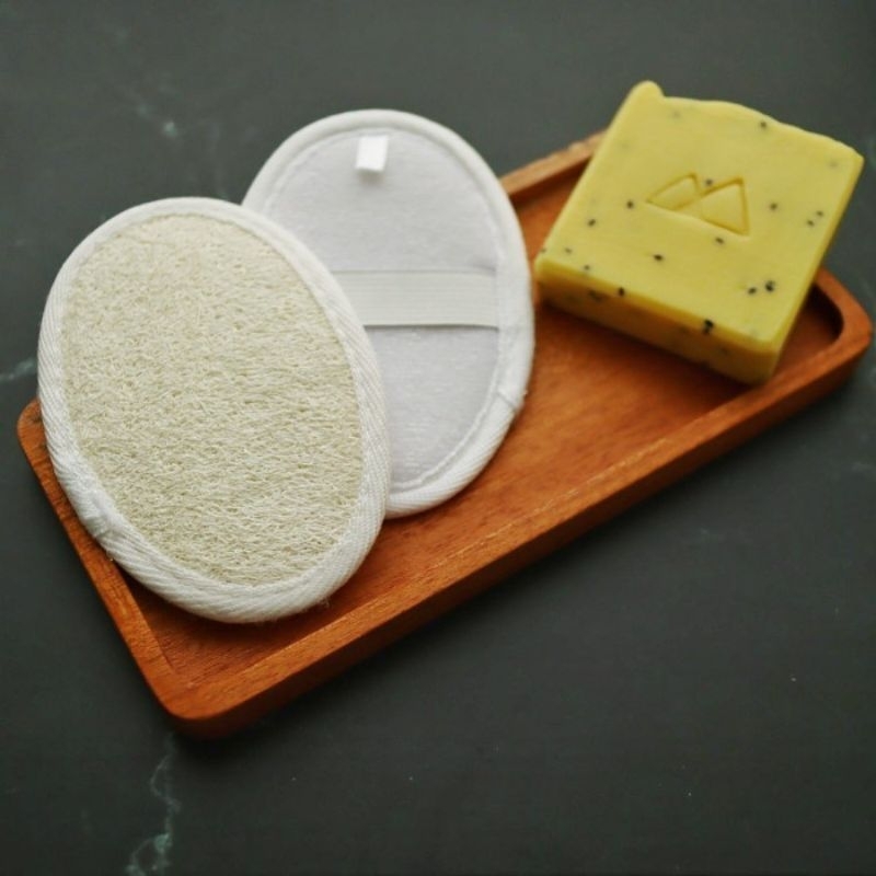 Spon Loofah Luffa Alami Mandi Spa Organik Serbaguna /Loofah Body Sponge / Loofah Body Scrub Dan Spon