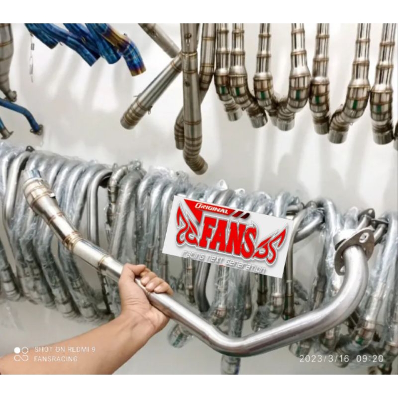 PIPA LEHERAN KNALPOT RACING GSX150 R15 V3 SONIC 150 R-15 V2 NEW CB 150 R VIXION NEW FU 150CBR 150 K4