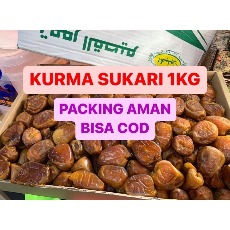 [FRESH] Kurma Sukari 1 Kg | Kurma Sukari 3 Kg | Kurma Sukari Al Qassim | Kurma Sukari Super Premium | Sukkary ORI