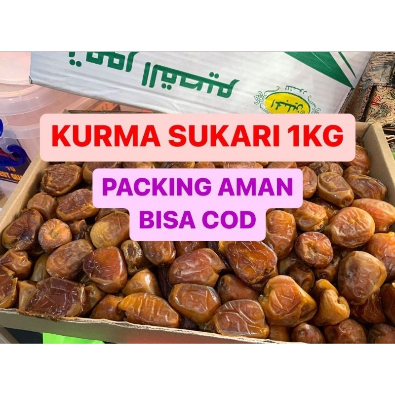 

[FRESH] Kurma Sukari 1 Kg | Kurma Sukari 3 Kg | Kurma Sukari Al Qassim | Kurma Sukari Super Premium | Sukkary ORI