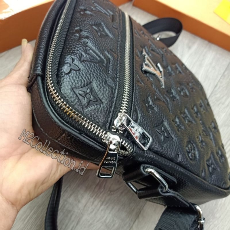 Tas Selempang Lv Monogram Damier Embos Tas Selempang Kulit Super Premium Quality