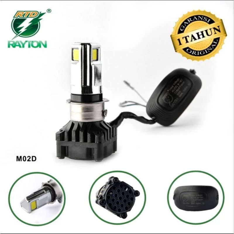 LAMPU LED RTD M02D 3 SISI ORIGINAL