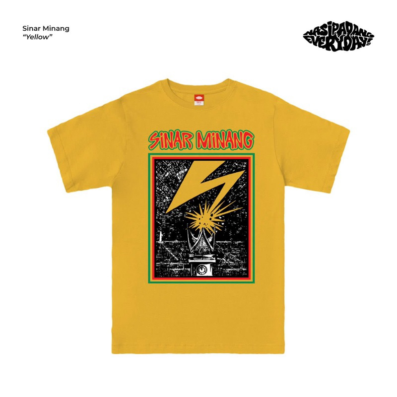 Nasi Padang Everyday - Sinar Minang | Yellow T-Shirt