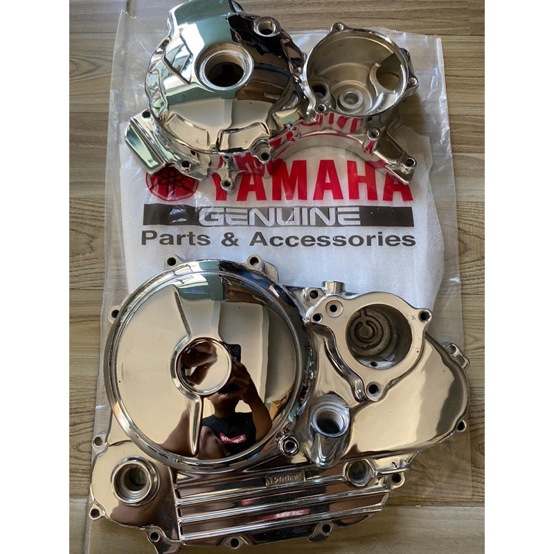 bak mesin yamaha scorpio chrome