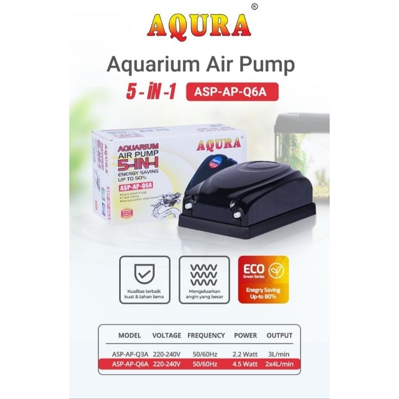 aerator 2 lubang / aerator 2 lubang aquarium / aerator 2 lbg / airpump 2 lubang / aerator