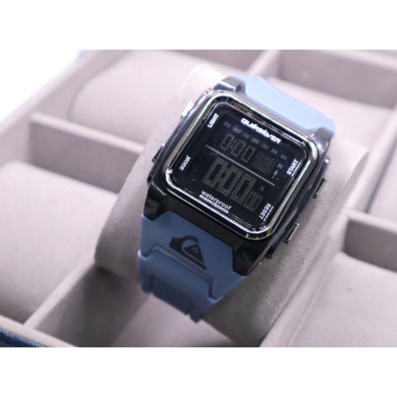 (Cod)Jam Tangan Pria Quiksilver Sergi Murah Digital Strap Rubber/Karet Cuci Tangan (Dikirim Jakarta)