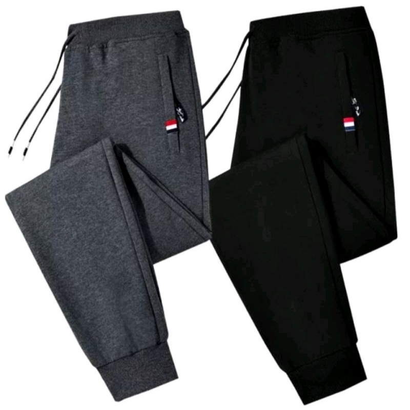 	 Celana Joger pria wanita panjang training trening trining terening Jogger Gym olahraga jumbo style korea	