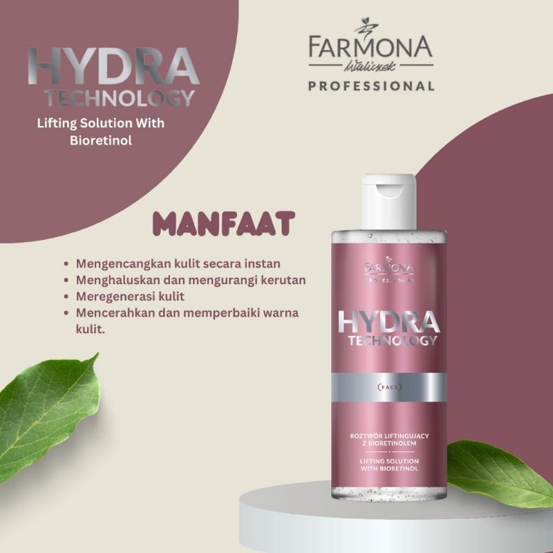 Cairan Hydra Booster Peel Farmona Hydra Technology Lifting Solution with Bioretinol