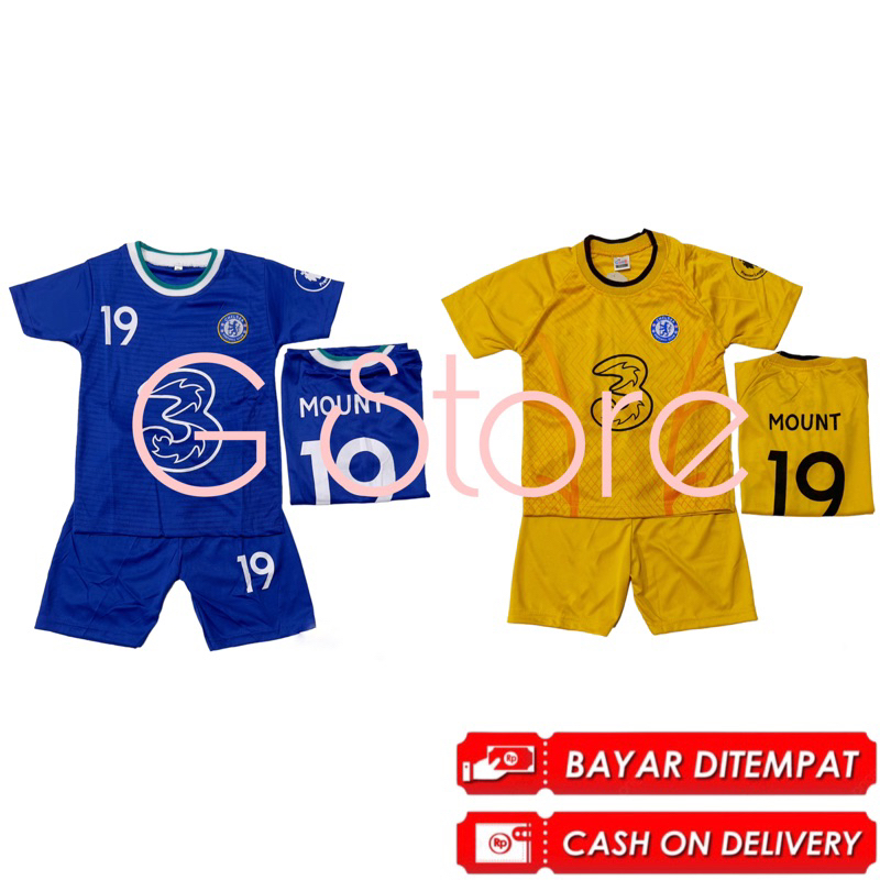 BISA COD / JERSEY BOLA CHELS / SETELAN BAJU BOLA CHELS ANAK TERMURAH / TERBARU 2022-2023