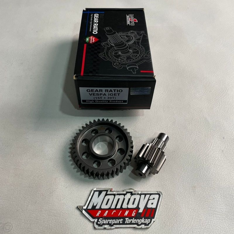 GEAR RATIO MOTO 1 VESPA IGET 15 39
