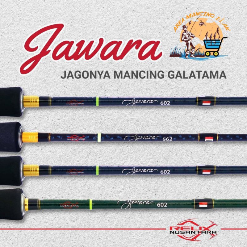 Joran Relix Nusantara JAWARA 14LB 17LB 20LB 180cm 165cm