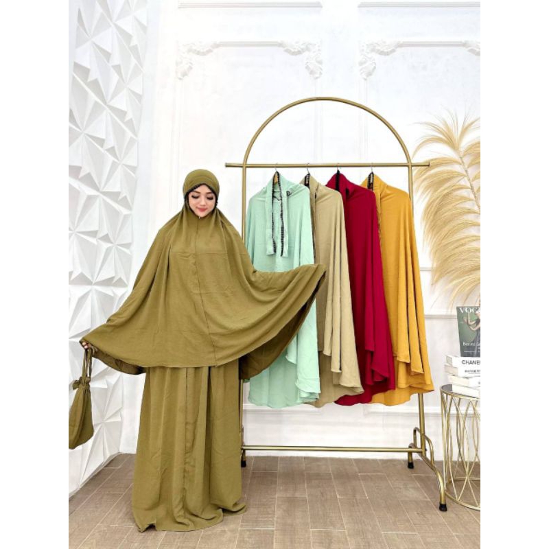 MUKENA TERBARU 2023 MUKENA LESTI CRINGKLE MURAH