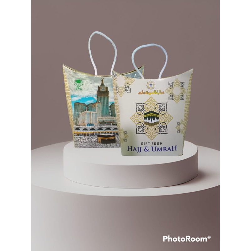

iDk90 Dus tali /dus paperbag/dus tenteng Oleh-Oleh Haji dan Umroh isi 50pcs murah