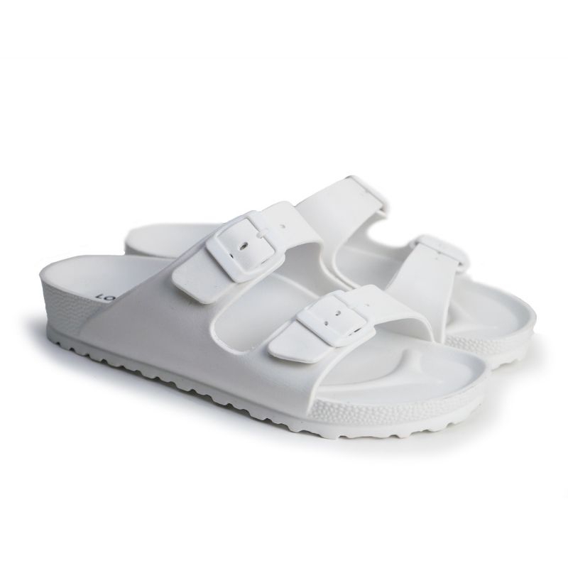 Sandal Wanita Cloud warna Putih - Sandal Slide