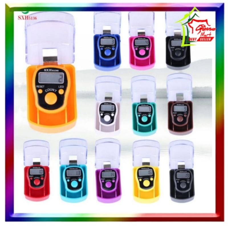 GMW-Tasbih Digital Lampu - Tasbih Mini Digital - Tasbih Digital LED