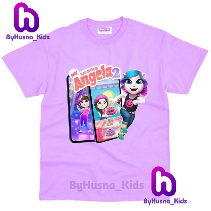 MY TALKING ANGELA  BAJU ANAK KAOS ANAK TALKING TOM HEROES TALKING TOM AND FRIENDS ATASAN ANAK BAHAN 