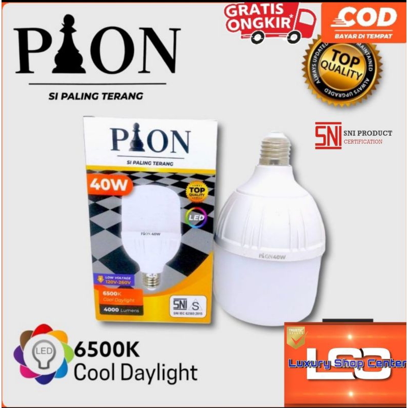 Bohlam led Lampu led capsule Pion 40watt SNI