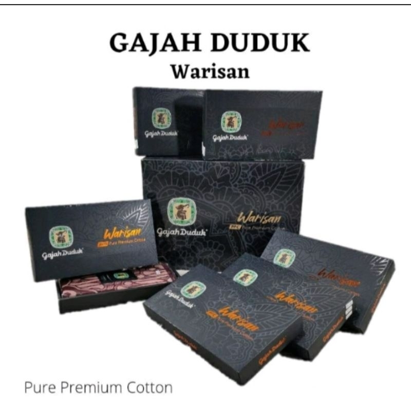 Sarung Batik Gajah Duduk Warisan Motif Batik