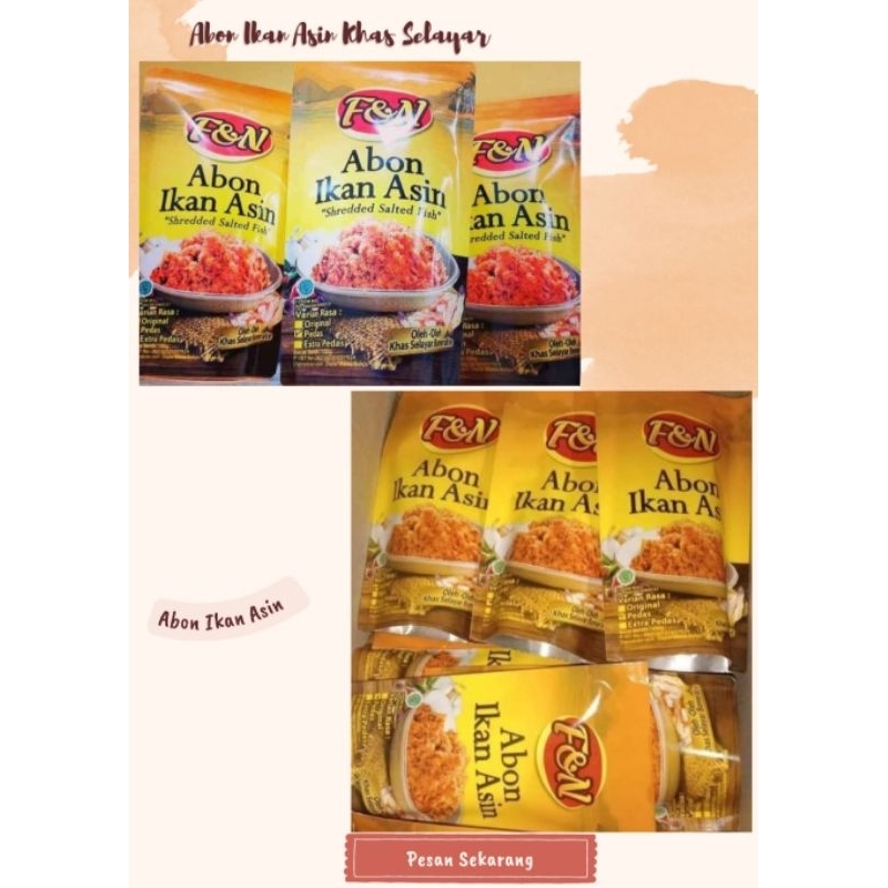 

Abon Ikan Asin Sunu Khas Selayar