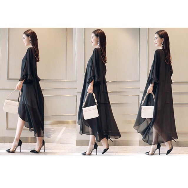 Mefa-Hanna Wringkle Long Outer Korea